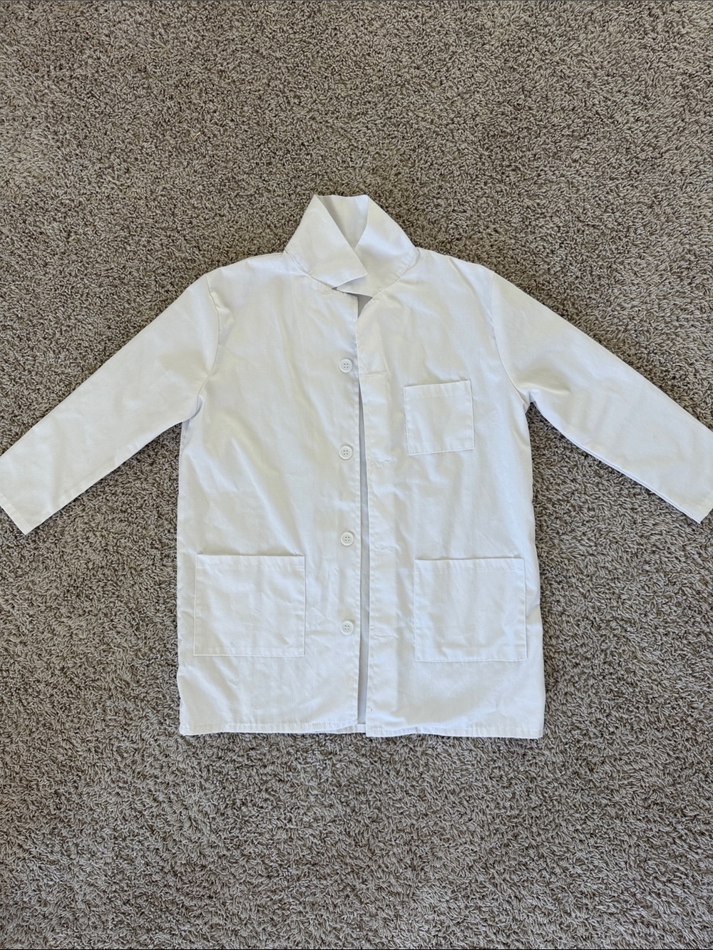 Kids Costume Button-Up Lab Coat